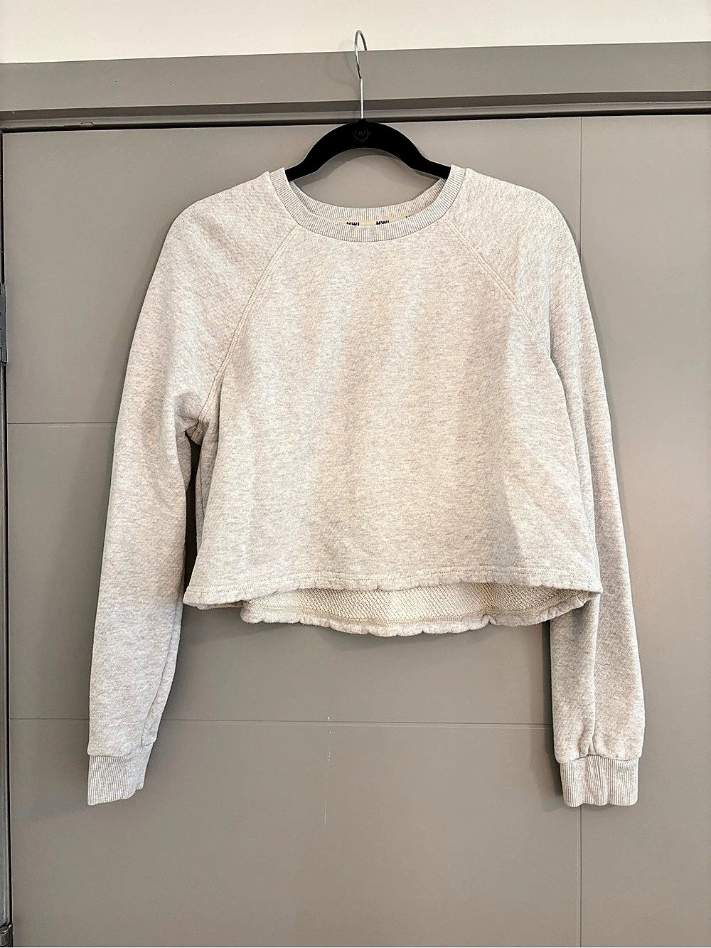 Madewell Make Weekends Longer Cropped Crewneck Terry Sweatshirt